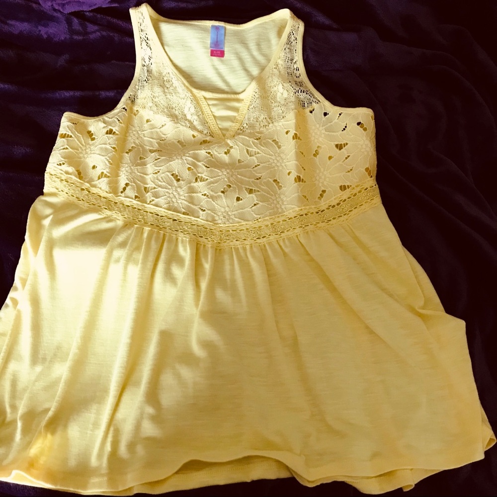 No Boundaries Tank, Yellow, 15/17 (XL/XG)